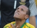 Luís Fabiano lamenta chance de gol perdida